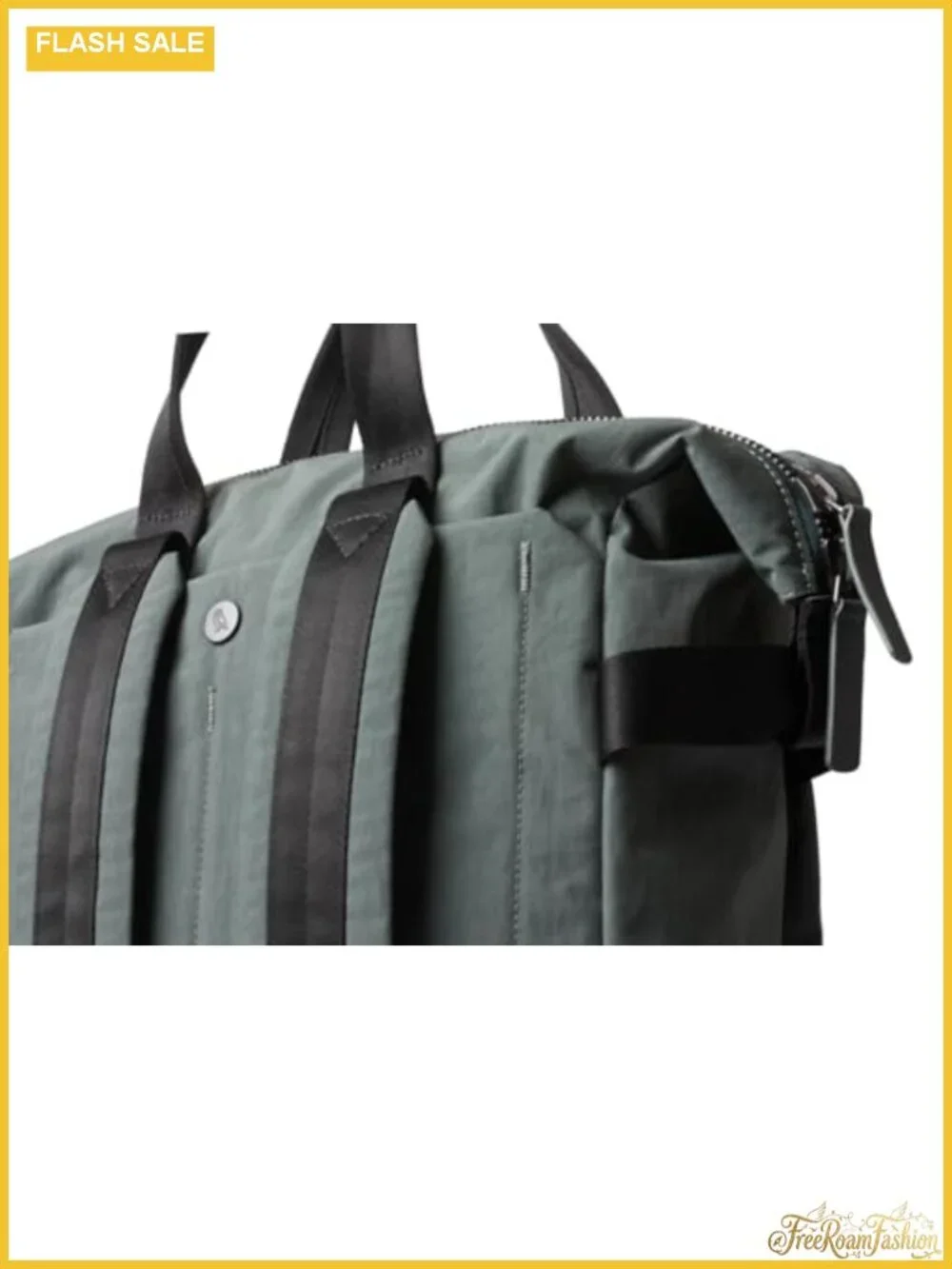 Convertible Backpack Tote Bag, Water-Resistant Nylon, 20L, Laptop Sleeve